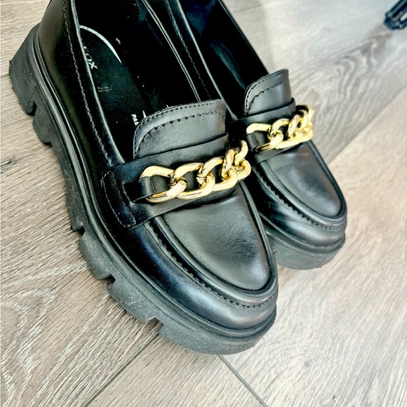 Geox leather lug sole loafers - Picture 3 of 4